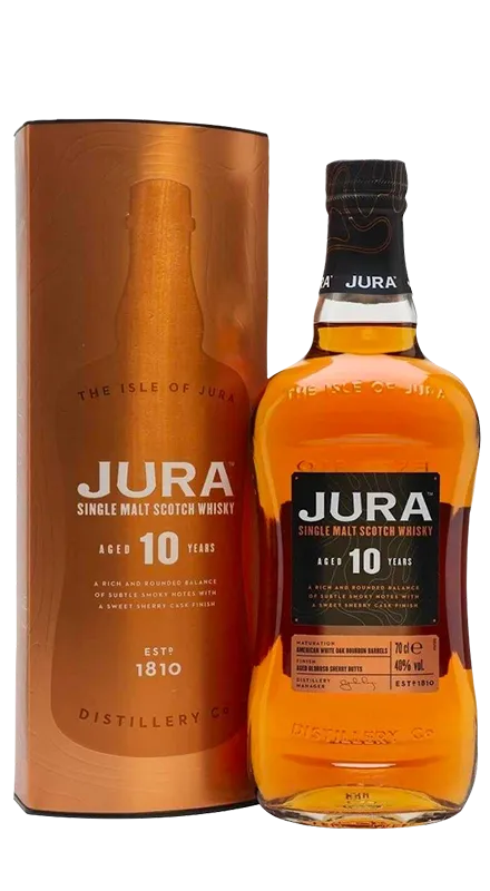 Jura 10 Ani Single Malt Whisky 0.7L